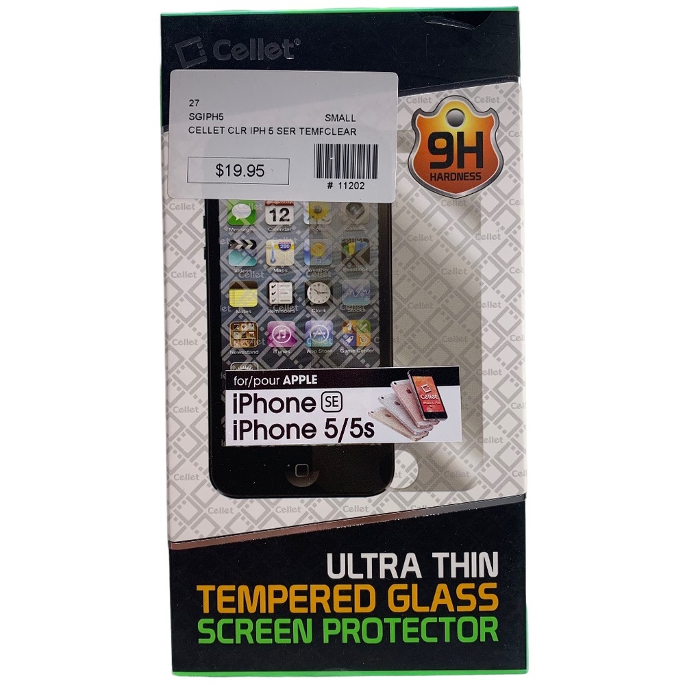 Cellet Tempered Glass Screen Protector iPhone 5/5s